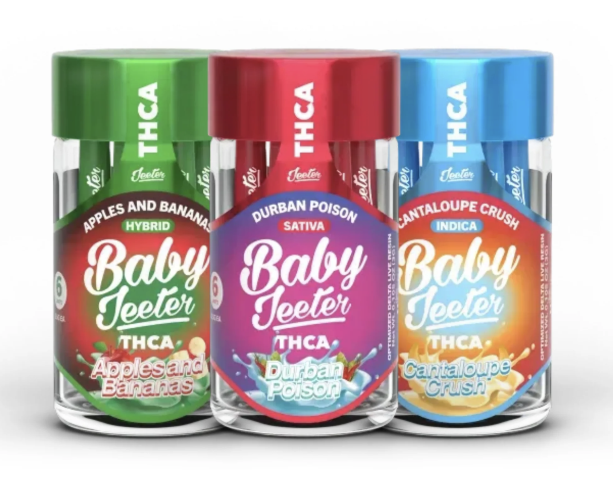 Baby Jeeter 6 Pack Pre-rolls THCa Infused